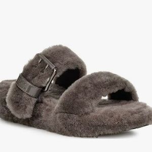UGG Fuzz Yeah Genuine Shearling Slide